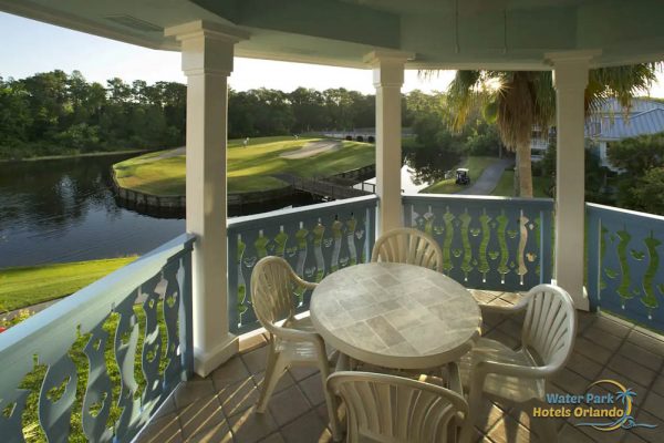 Balcony from a Villa the Disney Old Key West Resort 1000