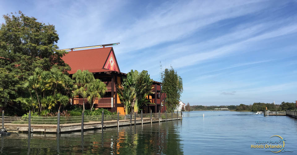 Disney Polynesian Resort Living Building on the water 960