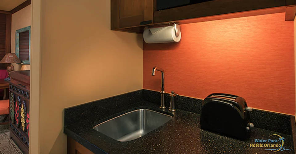 Kitchenette at DVC Studio Villas at Disney Polynesian Resort 960