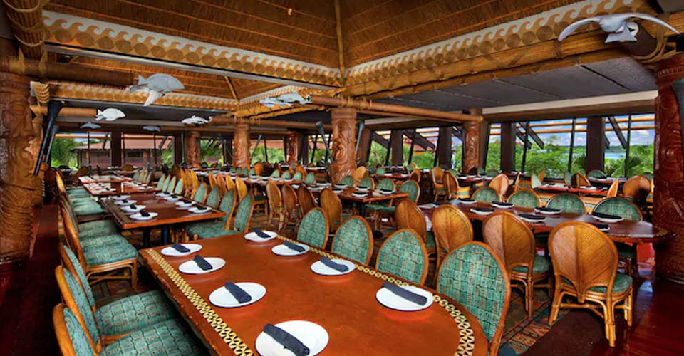O'hana's table layout at the Disney Polynesian Resort 960