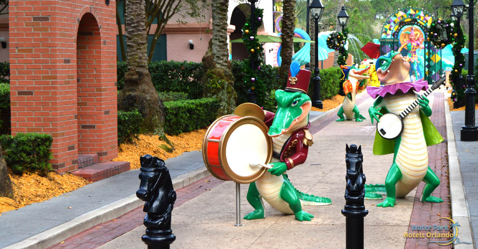 Alligator Band at the Disney Port Orleans French Quarter Resort