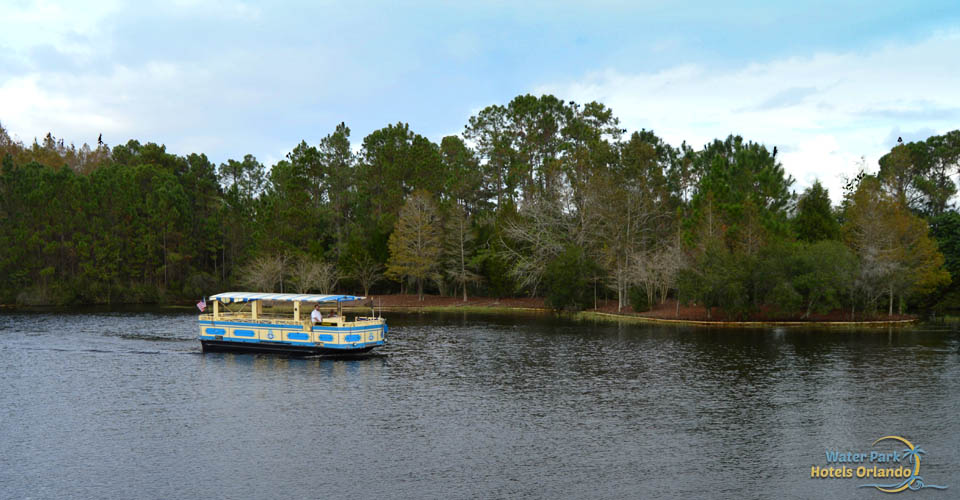 Water Taxi coming to pick up guests at the Disney Port Orleans French Quarter Dock 960