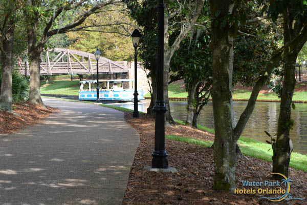 Walking & Joggin paths at the Port Orleans Riverside Resort 960