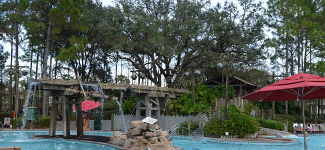 The whole family will love to splash down the Disney Port Orleans Riverside Water Slide