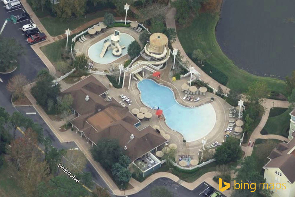 Disney Saratoga Springs Resort with 5 Pools, 2 large water slides