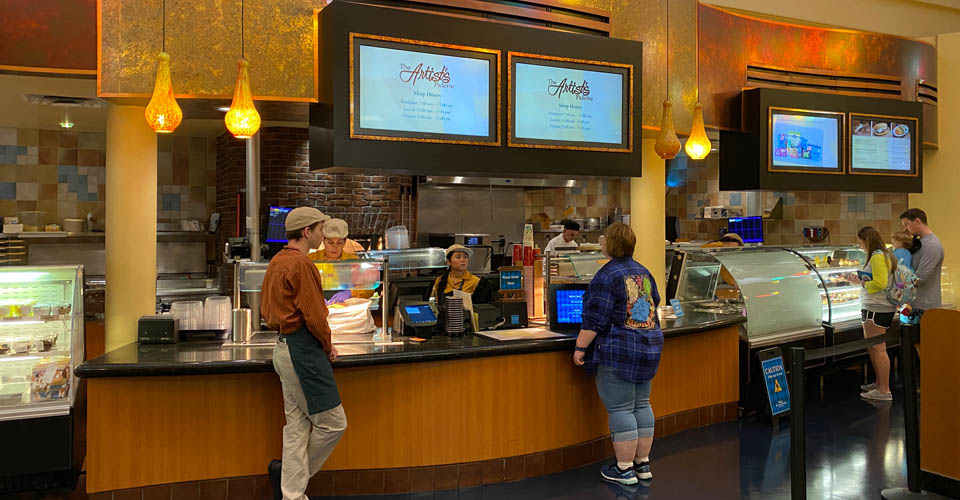 Ordering at the Counter of the Artists Palette at Disney Saratoga Springs Resort 960