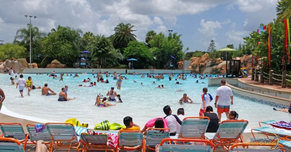 Aquatica Orlando Wave Pool - two wave pools