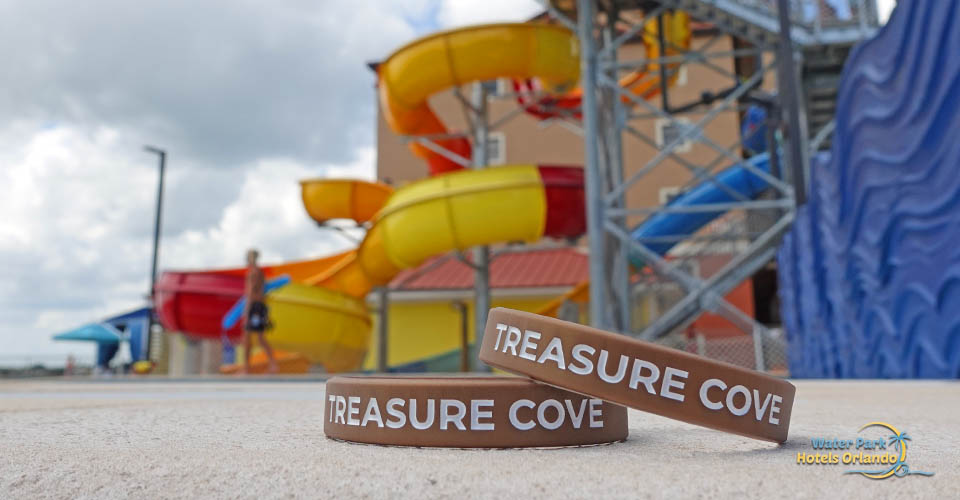 Treasure Cove Entrance Rubber Wrist Bands at Westgate Lakes Resort 960
