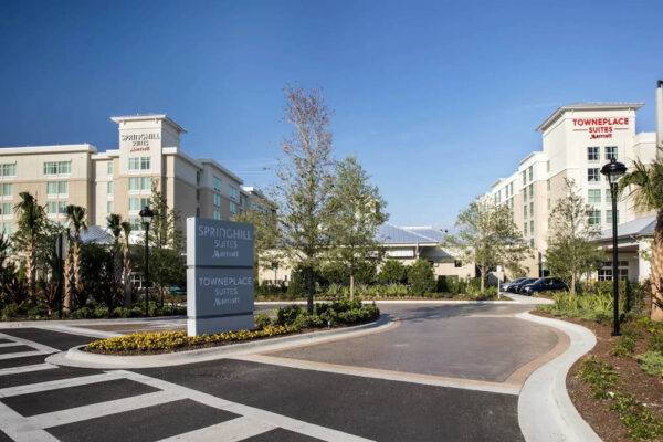 Entrnace and Sign to Springhill Suites and TownPlace Suites at Flamingo Crossing 1000