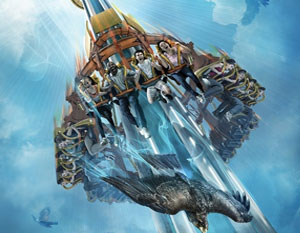 At Over 300 Feet and 60 MPH Falcons Fury Busch Gardens Tampa is going to take your breath away