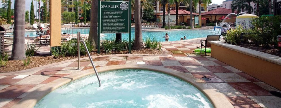 Hot Tub at the Grand Pool at the Floridays Resort in Orlando Florida