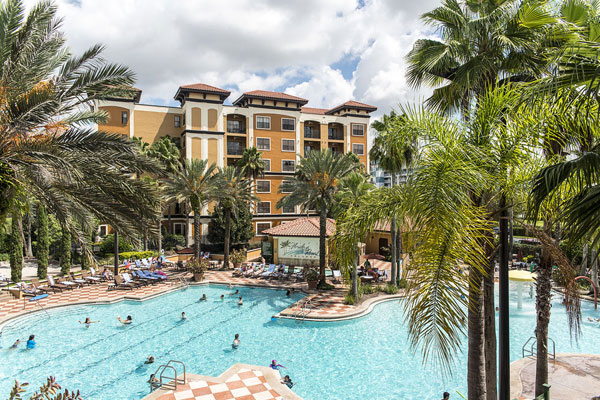Floridays Resort Orlando Large Family Grand Pool overview wide