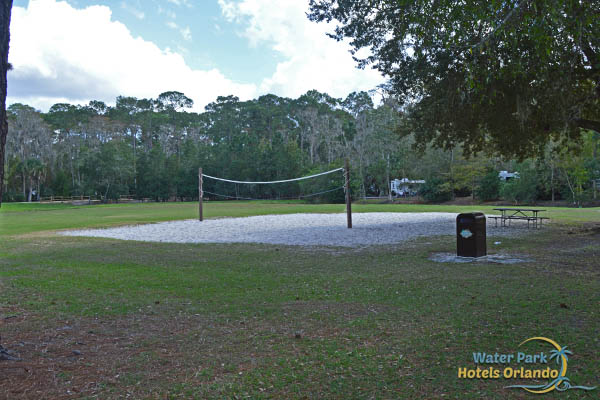Sand Volleyball Court at the Disney Fort Wilderness Campground