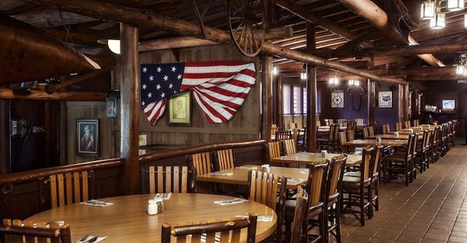 Trail's End Restaurant Dining Tables at the Disney Fort Wilderness Campground 960
