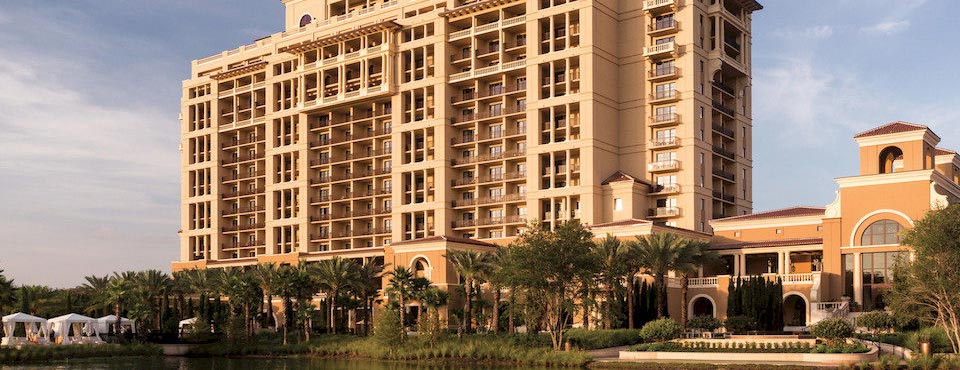 View of the Four Seasons in Orlando from the lake 960