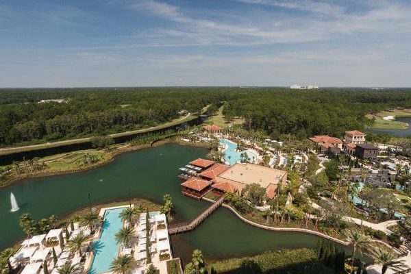 Top Down view of the Four Seasons Resort in Orlando 600