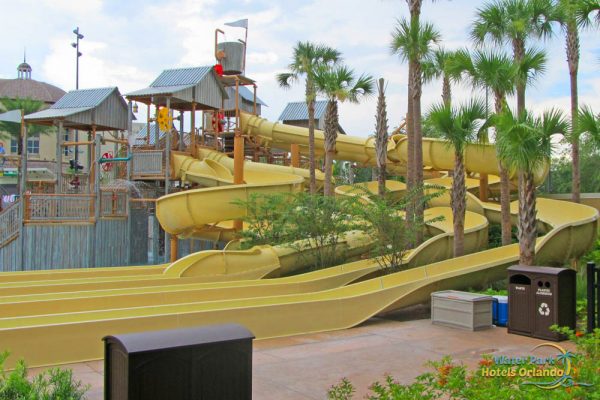 Water Slides at the Gayloard Palms for Water Park Resorts Orlando Category 1000