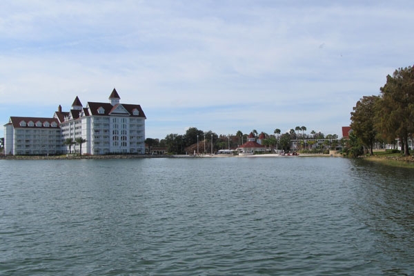 Disney Deluxe Resort Grand Floridian views from the lake