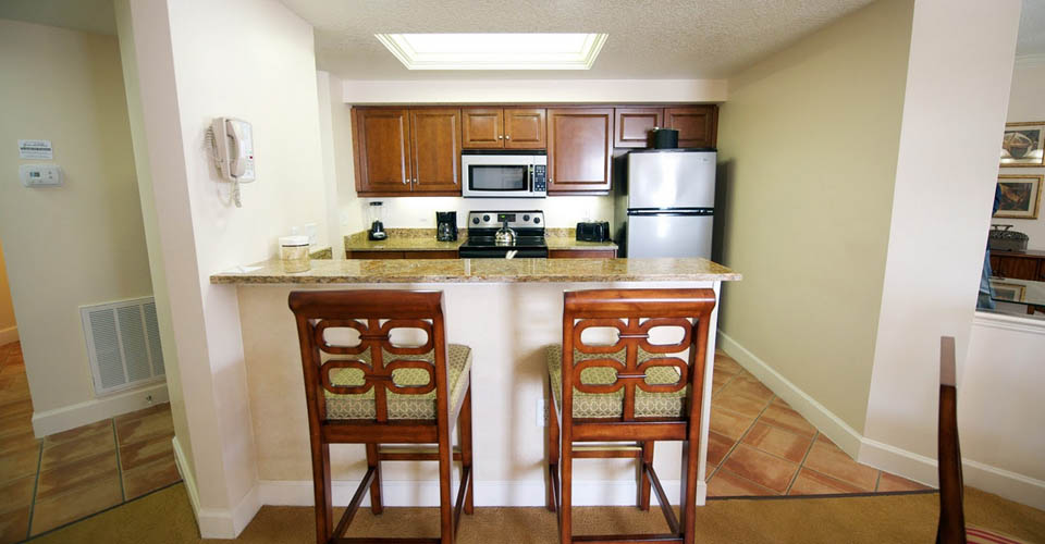 Kitchen space in a 2 Bedroom Villa at the Grande Villas Resort in Orlando 960