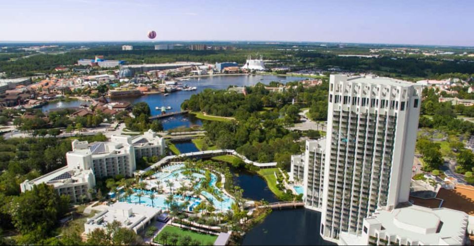 Aerial View Hilton Orlando Buena Vista Palace 960