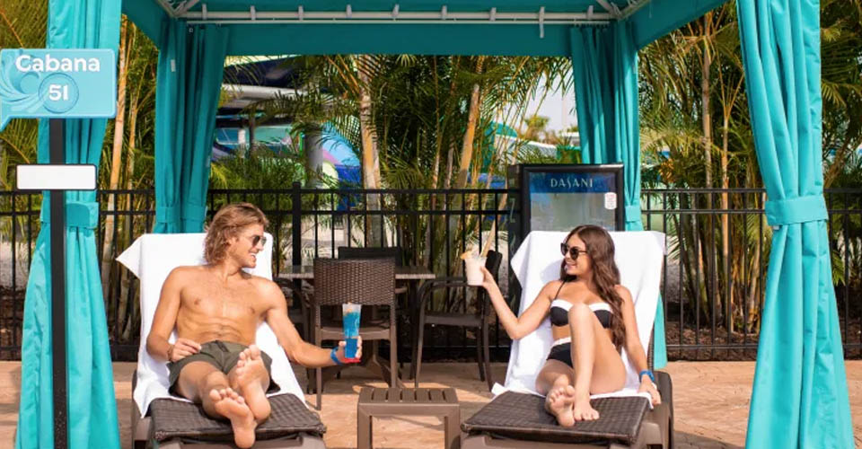 Adult Cabana at the Island H2O Live Water Park in Orlando 960