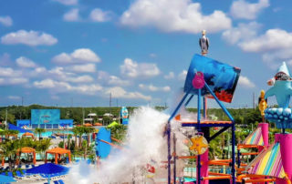 Dumping Water bucket at the Island H2O Live Water Park in Orlando 1000