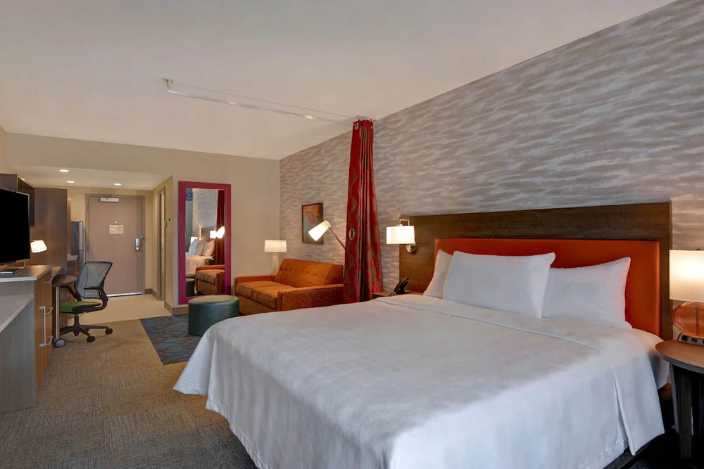 Junior Suite with 1 King Bed at the Home2 Suites in Flamingo Crossing a Hilton Hotel 1000