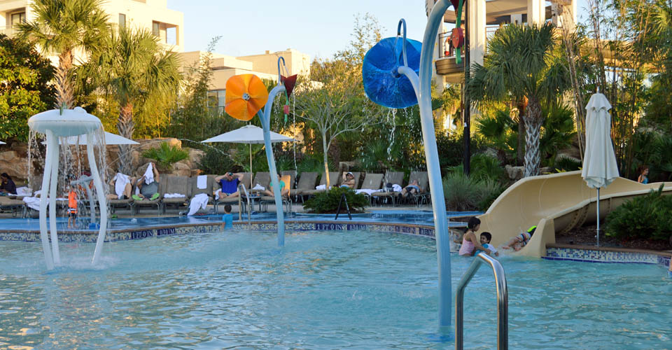 Kids Splash Park with Sprinklers and Water Slide World Center Marriott Orlando 960