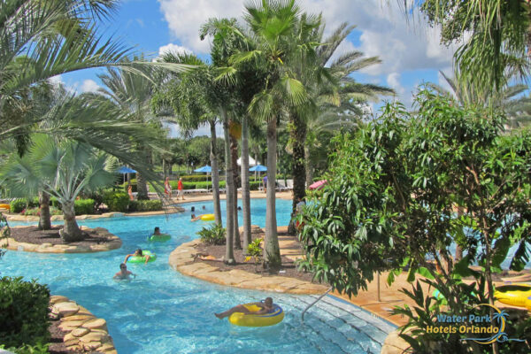 Lazy River at the Water Park Hotel Reunion Resort in Orlando 1000