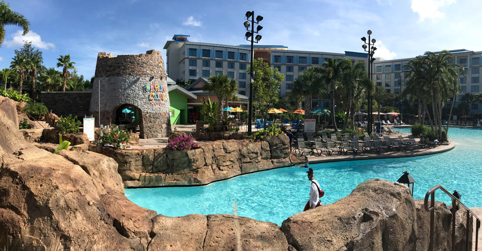 Pool with lifeguard at the Sapphire Falls Resort Universal Orlando 960