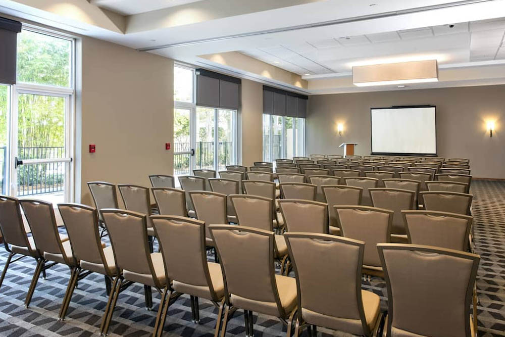 Meeting room setup in a conference setting