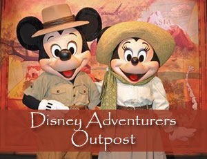 Disney World Animal Kindom Adventurers Outpost Mickey and Minnie Mouse Meet and Greet