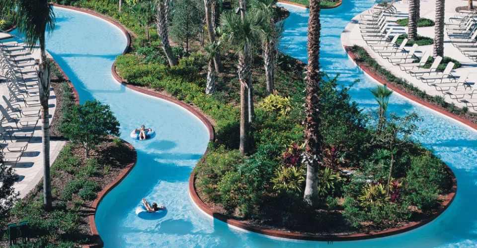 orlando family resorts lazy river