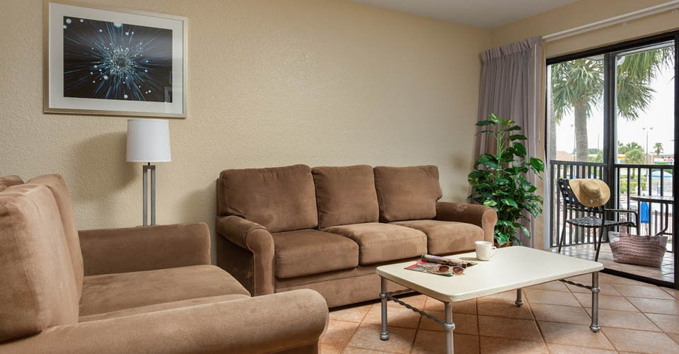 Living Room in the villa at the Orbit One Vacation Villas Orlando 960