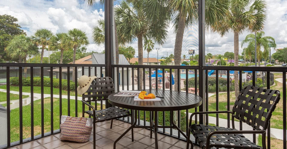 Outdoor Space in the villa at the Orbit One Vacation Villas Orlando 960