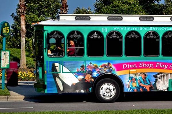 Orlando iTrolley bus stol 600