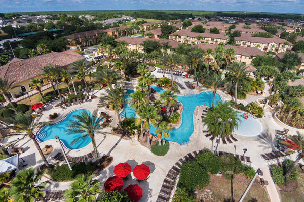 Regal Palms Resort overview of Water Park