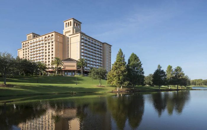Ritz-Carlton Grande Lakes in Orlando view from the water 1000