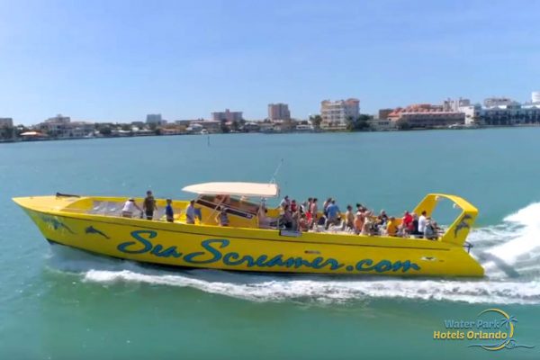 Sea Screamer Speedboat on the St Augustine waters 1000