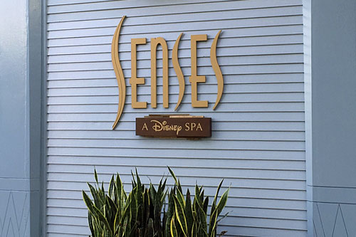 Entrance Sign to the Senses Disney Spa at Saratoga Springs Resort
