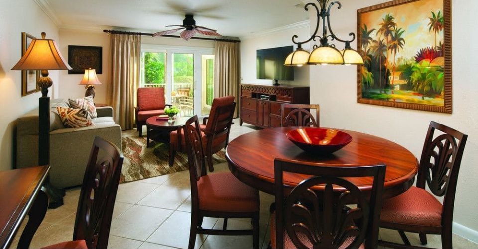 Two Bedroom Living & Dining Room Sheraton Vistana Resort 960