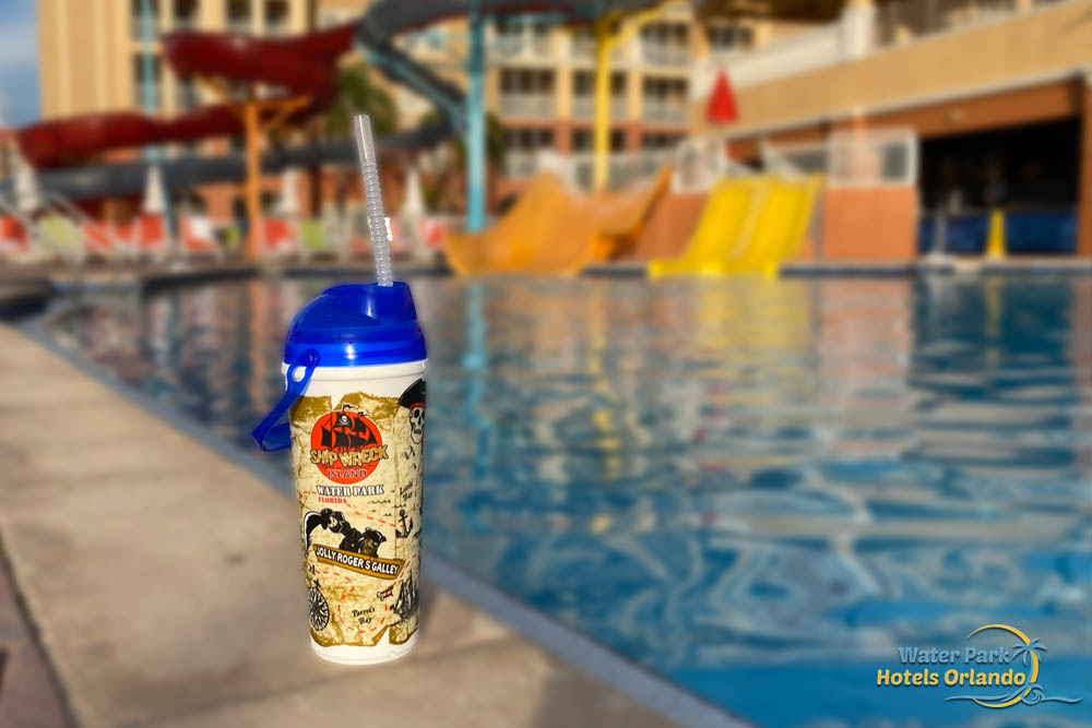Souvenir Cup by the wading pool at the Shipwreck Island Water Park at Westgate Town Center Resort 1000