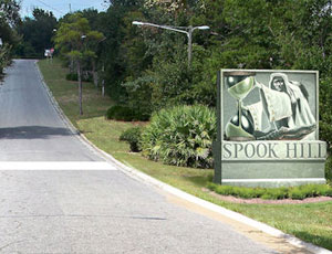 View of Spook Hill in Lake Wales Florida