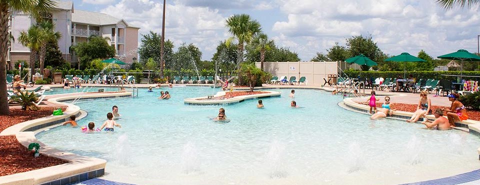 The largest pool at the Summber Bay Resort in Orlando over in the 500 complex
