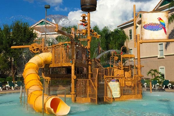 Water Slide located at the Parrot's Landing Water Fun Park at the Summer Bay Resort in Clermont Fl 600
