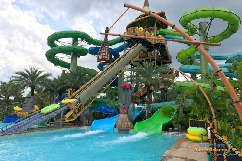 Universal Volcano Bay Slides - Water Slide for all ages