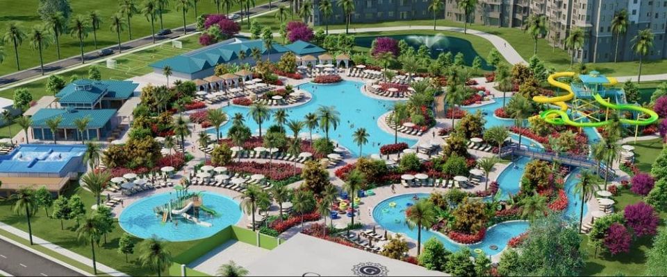 View of the new Water Park coming to the Grove Resort in Orlando 2018 960