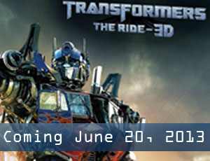 Transformers the Ride 3D opening June 20th 2013
