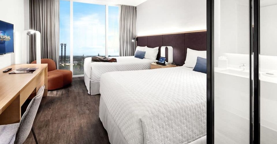 Standard Double room at the Aventura Universal Orlando Hotel 960