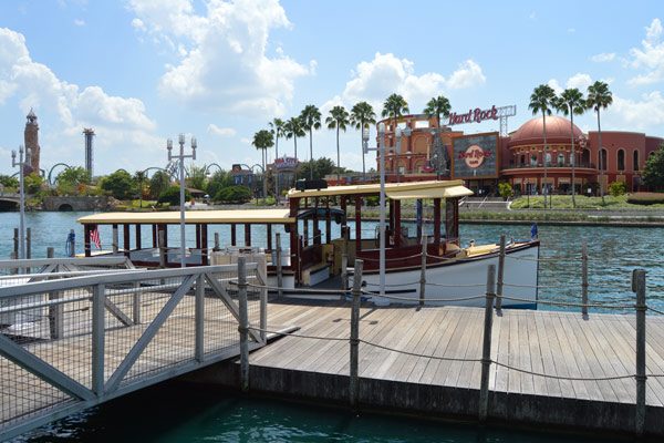 Universal Orlando Water Taxi across from the Universal Theme Parks 600